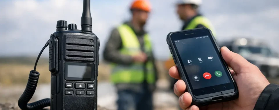 PoC Radio vs Cellular Phones for Field Teams